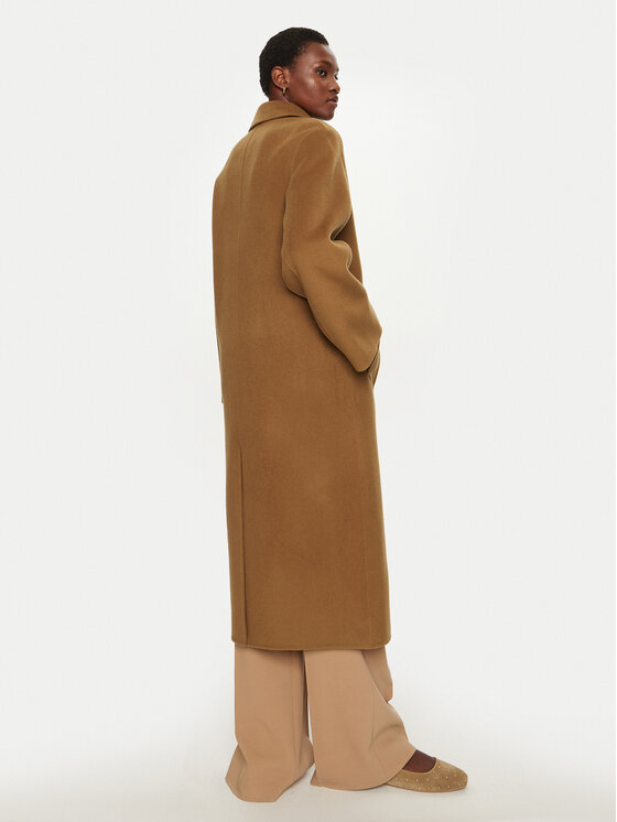 IVY OAK IVY OAK Palton de lână Clara IO111105 Maro Oversize