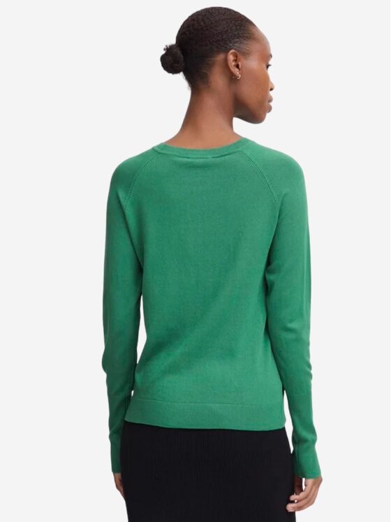 b.young b.young Maglione 20815301 Verde Slim Fit