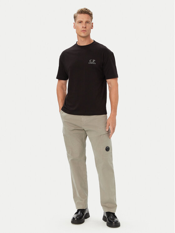 C.P. Company C.P. Company Marškinėliai 21CMTS135A005100W Juoda Regular Fit