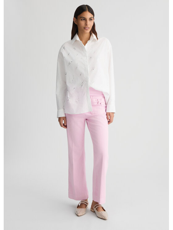 Liu Jo Liu Jo Pantalone da abito CA5377T1819X0661 Rosa Regular Fit