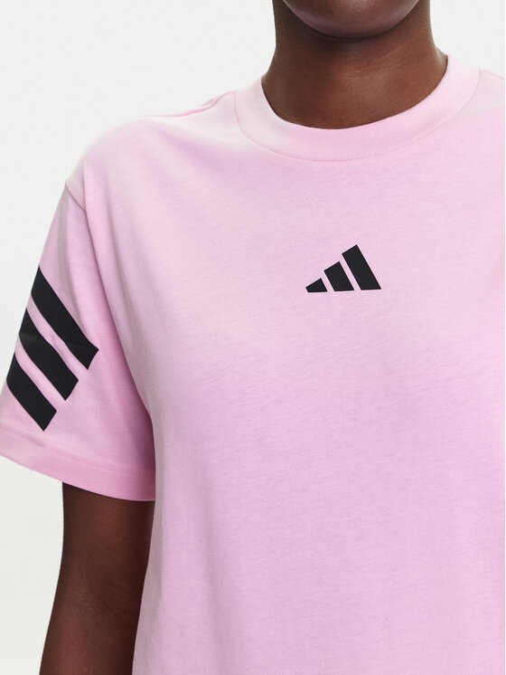 adidas adidas T-Shirt Future Icons 3-Stripes JE0240 Ροζ Regular Fit