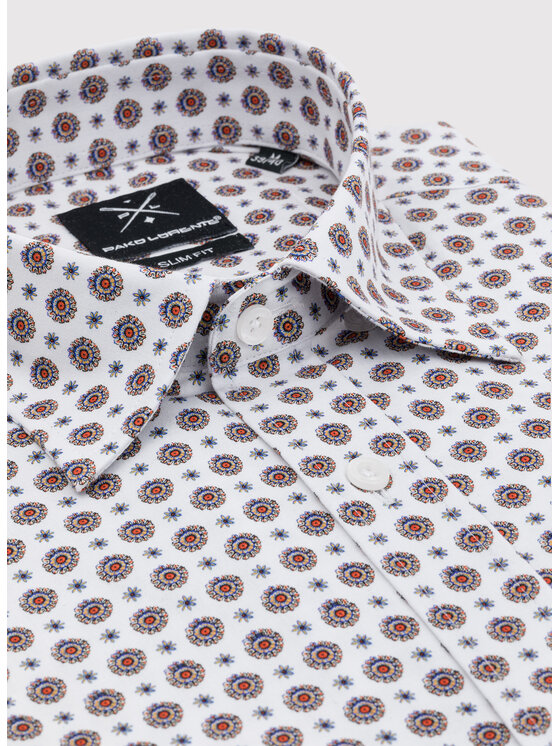 Pako Lorente Pako Lorente Koszula P23WF-1X-017 Biały Slim Fit