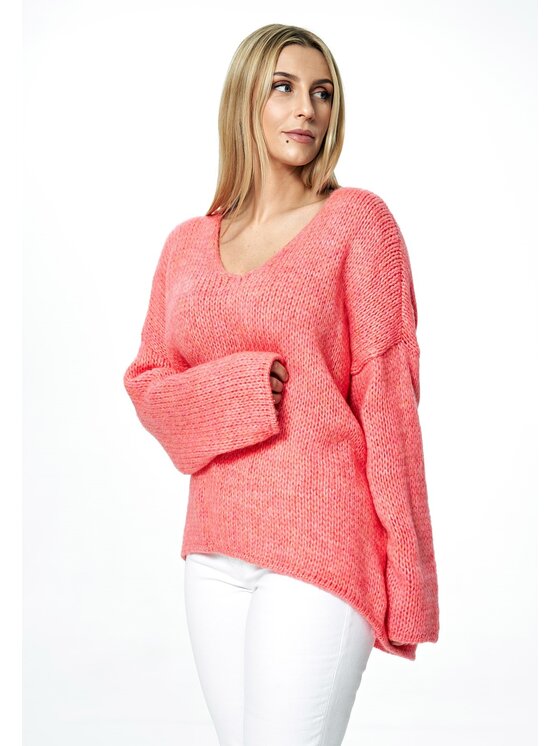 FIGL FIGLFIGL Maglione M899 Rosa Oversize