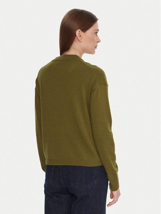 United Colors Of Benetton United Colors Of Benetton Sweater 102HD4032 Zöld Relaxed Fit