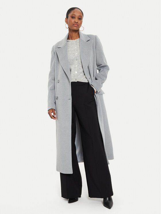 Rinascimento Rinascimento Cappotto di lana CFC0120154003 Grigio Regular Fit