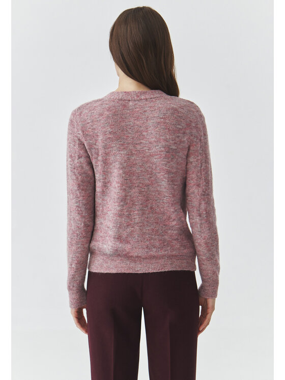 TATUUM TATUUM Sweter AUTUMN Fioletowy Classic Fit