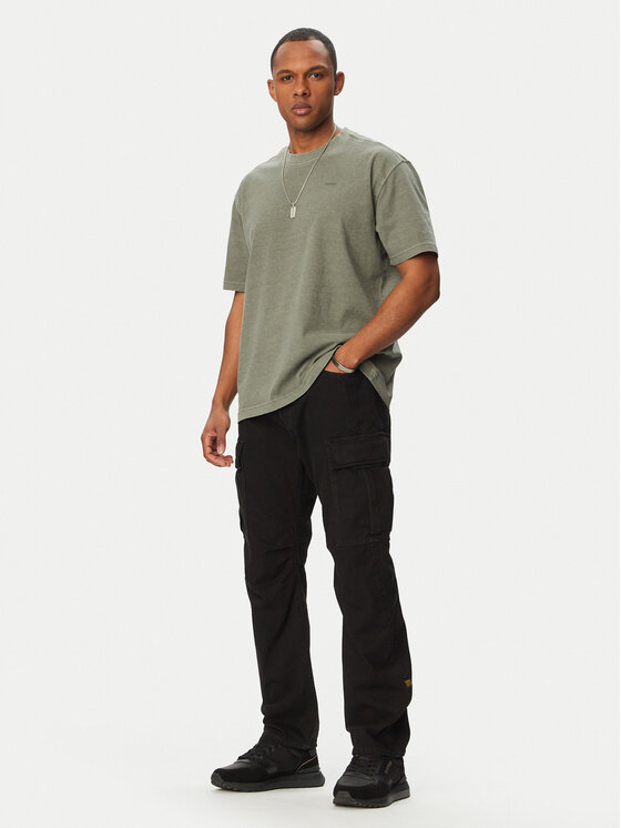 G-Star Raw G-Star Raw T-Shirt Base D28588-E517 Zielony Regular Fit