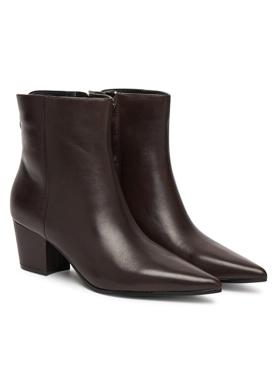 Guess Guess Μποτάκια FLFHAL LEA10 Καφέ