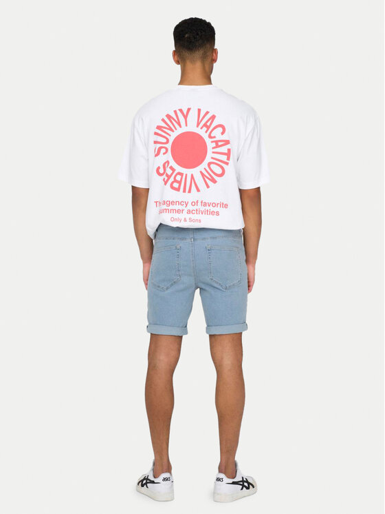 Only & Sons Only & Sons Džínsové šortky Ply 22029038 Modrá Regular Fit