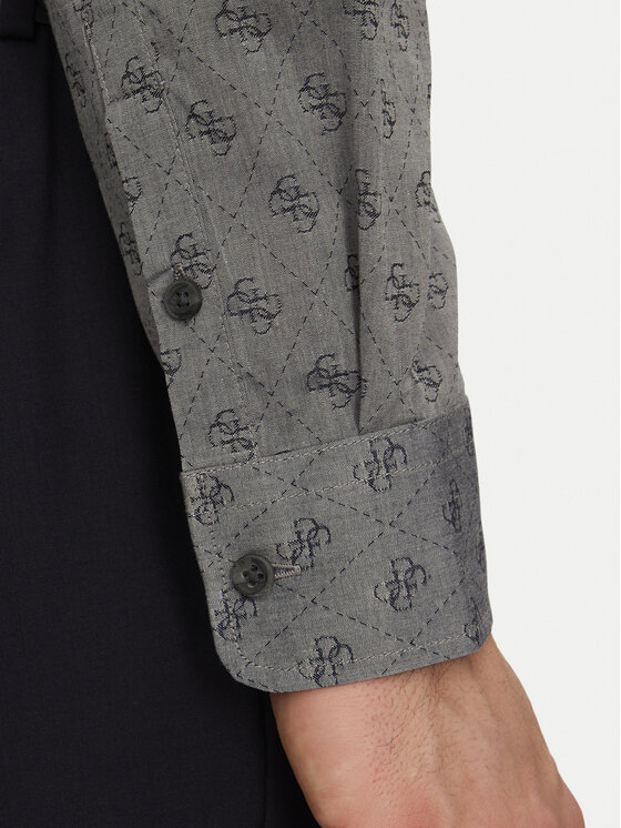 Guess Guess Košulja M5GH65 WFXX1 Siva