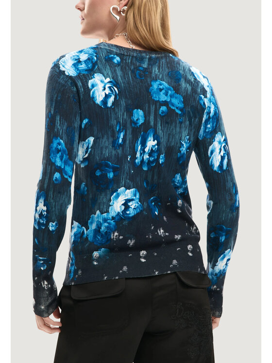 Desigual Desigual Πουλόβερ JERS_FARGO Μαύρο Casual Fit