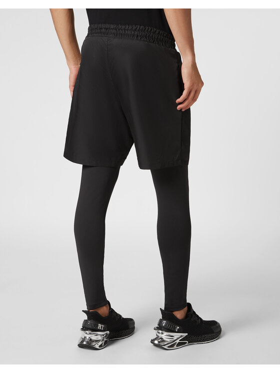 Plein Sport Plein Sport Legginsy 21337 Czarny Active Fit