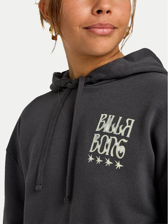 Billabong Billabong Світшот Lost Mind EBJSF00183 Сірий Cropped Fit