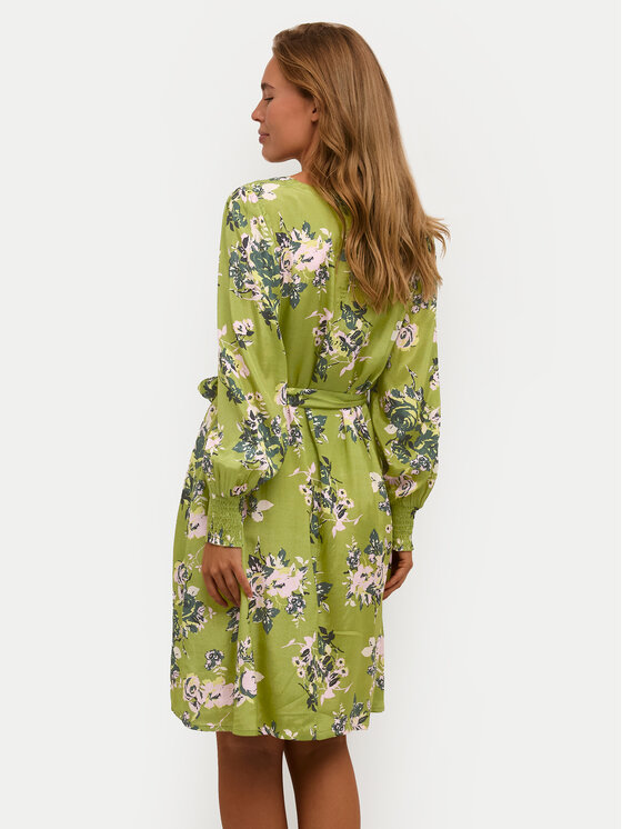 Kaffe Kaffe Sukienka letnia Pollie 10508274 Zielony Regular Fit