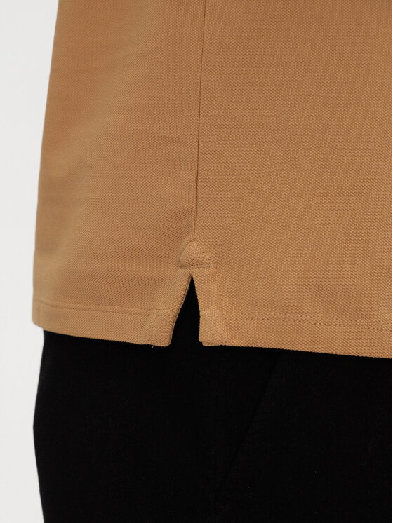 Timberland Timberland Тениска с яка и копчета TB0A6VDP Бежов Regular Fit