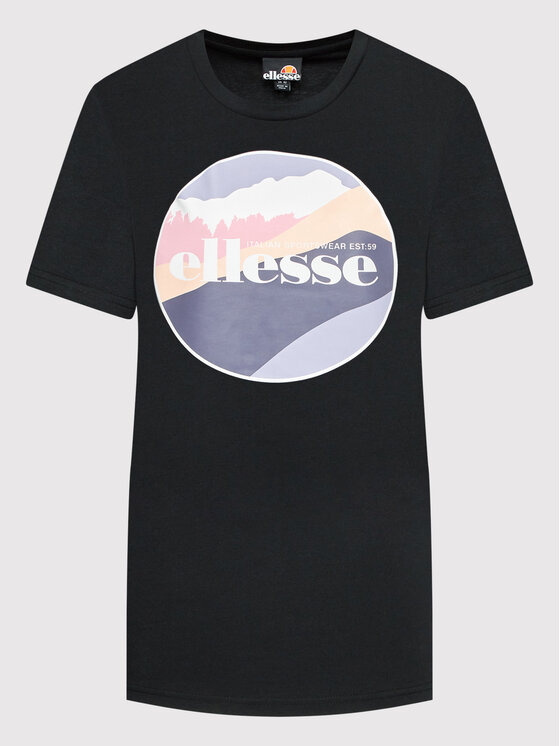 Ellesse Ellesse T-Shirt Shabunda SGM14629 Czarny Relaxed Fit