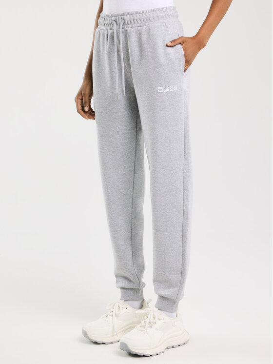 BIG STAR BIG STAR Spodnie dresowe KATHY Szary Basic Fit
