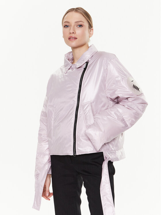 MMC Studio MMC Studio Пуховик Biker Рожевий Relaxed Fit