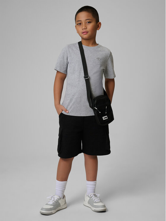 4F 4F T-Shirt BASIC+ Szary Oversize