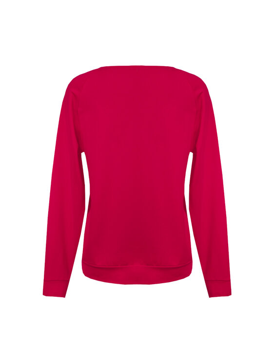 DKaren Sport DKaren Sport Bluza Wenezja Czerwony Slim Fit