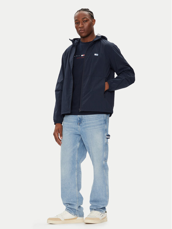 Tommy Jeans Tommy Jeans Wiatrówka Chicago DM0DM21393 Granatowy Regular Fit