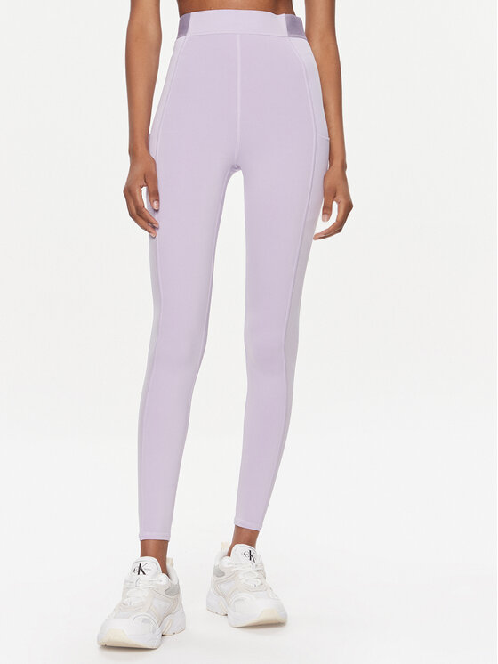 Calvin Klein Performance Legingi 00GWF3L621 Violets Slim Fit