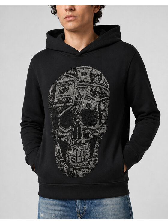PHILIPP PLEIN PHILIPP PLEIN Felpa 31599 Nero Regular Fit