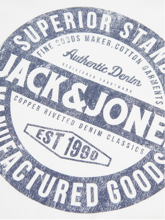 Jack&Jones Junior Jack&Jones Junior Μπλουζάκι 12237416 Λευκό Regular Fit