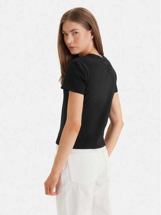 Calvin Klein Jeans Calvin Klein Jeans Tricou Seasonal LV047F808G Negru Slim Fit