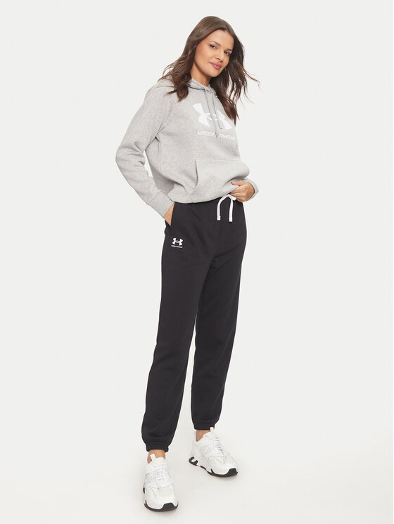 Under Armour Under Armour Spodnji del trenirke Ua Rival 1382735 Črna Loose Fit