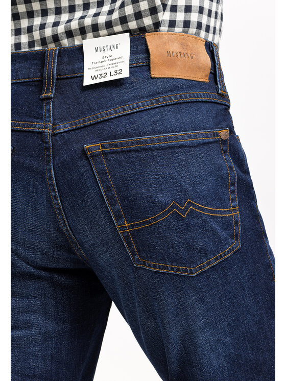 Mustang Mustang Jeansy TRAMPER TAPERED Niebieski Slim Fit