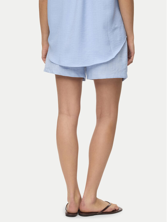 Vero Moda Vero Moda Šortky z materiálu Melaney 10325868 Modrá Loose Fit