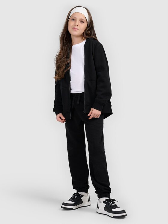 4F 4F Mikina 4FJWMM00TSWSF1861-20S Čierna Regular Fit