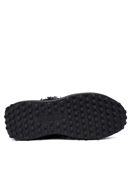D.A.T.E. D.A.T.E. Sneakersy Athleta Shearling W431-AT-TD Černá