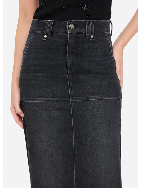 Liu Jo Liu Jo Gonna di jeans UF5129D026987463 Nero Regular Fit