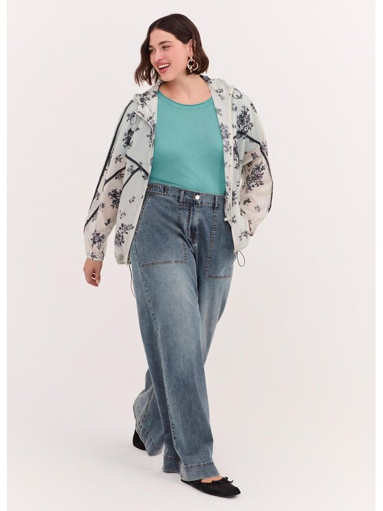 Fiorella Rubino Fiorella Rubino Jeans P484T005236N024 Blu Over Fit