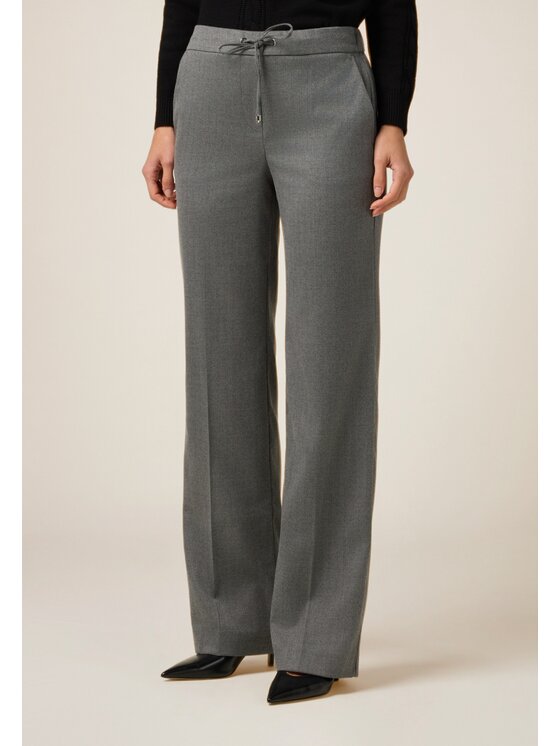 Oltre Oltre Pantaloni di tessuto P013R108946N0S3 Grigio Regular Fit