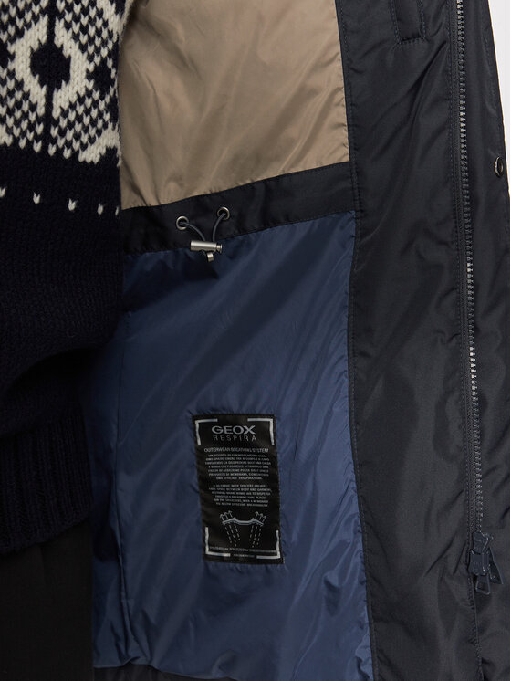 Geox Geox Winterjacke Leitan M4628B T3144 F1624 Dunkelblau Regular Fit