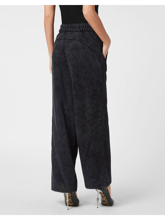 PHILIPP PLEIN PHILIPP PLEIN Spodnie dresowe 26345 Czarny Jogger Fit