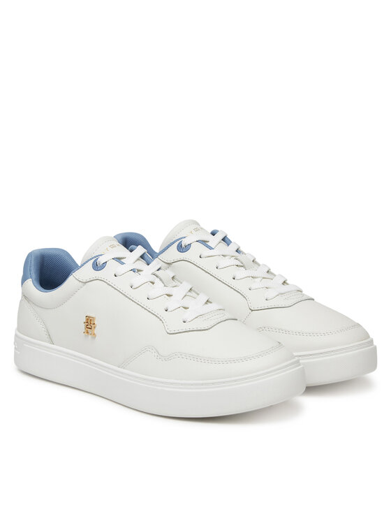 Tommy Hilfiger Tommy Hilfiger Sneakersy Essential Elevated Court Sneaker FW0FW08680 Biela