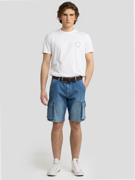 BIG STAR BIG STAR Kurtka jeansowa MORRIS Niebieski Basic Fit
