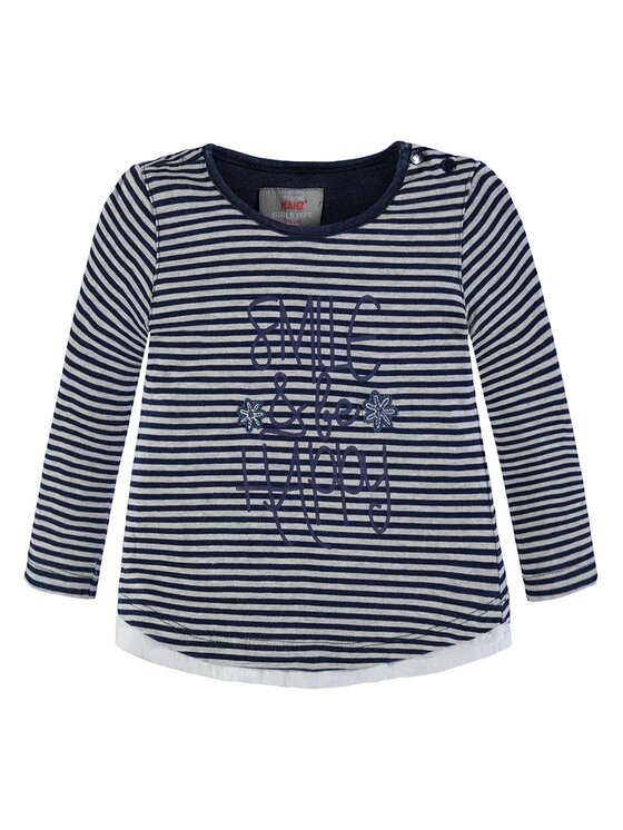 Kanz Kanz Bluzka 1833031-0001 Szary Basic Fit