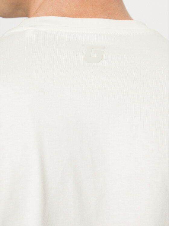 Guess Guess Tricou Z4BI02 I3Z14 Alb Overshirt Fit