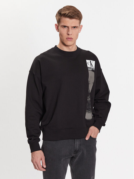 Calvin Klein Jeans Bluză J30J323416 Negru Regular Fit