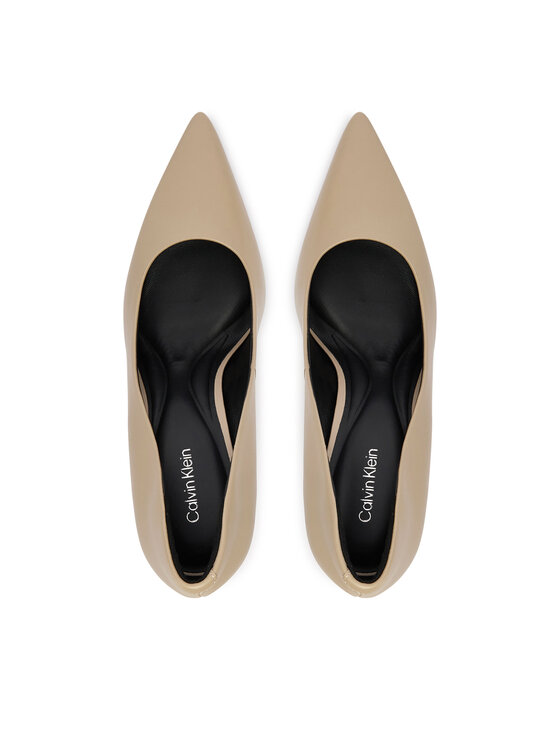 Calvin Klein Calvin Klein Magassarkú Ess Stiletto 90 HW0HW02608 Bézs