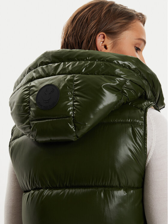Save The Duck Save The Duck Жилетка за костюм D80302W-LUCK19 Зелен Loose Fit