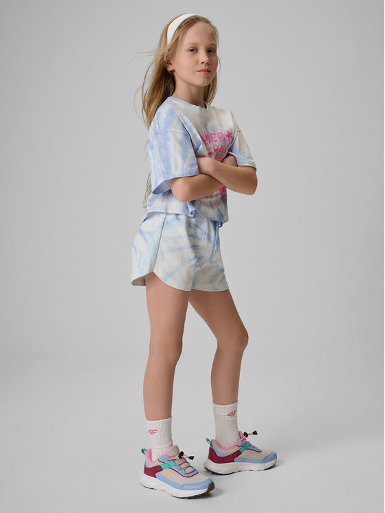 4F 4F Szorty sportowe POOLSIDE CLUB Niebieski Regular Fit
