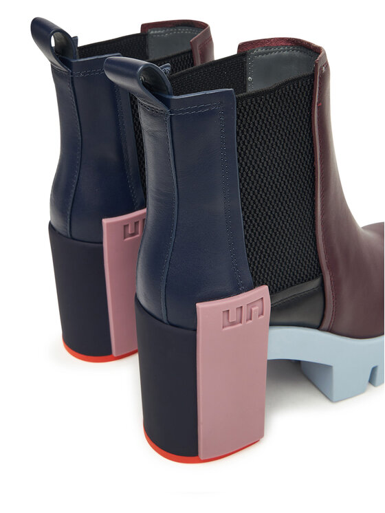 United Nude United Nude Škornji Grip Chelsea Mid IV 1095992516 Bordo rdeča