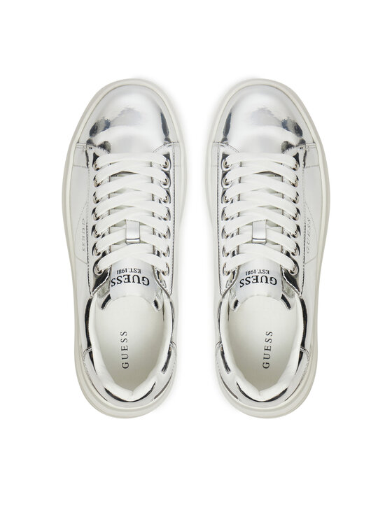 Guess Guess Snīkeri FLPELB PAF12 Sudraba