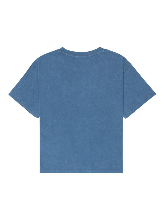 Roxy Roxy T-Shirt Eve Washed ERGZT04137 Niebieski Oversize